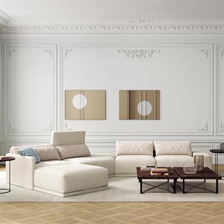 Ligne Roset Demi-Teintes Small Bronze Mirror