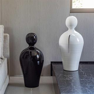 Do Seramik Vazo - 90 cm - Nero Lucifero