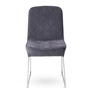Dressy Anthracite Armless Chair