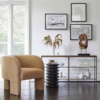 Mitchell Gold+Bob Williams Driftwood Large Yuvarlak Heykel