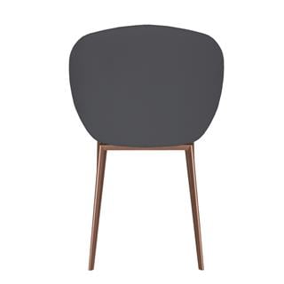 Bontempi Casa Drop Shell Granite Armless Chair