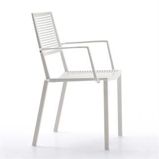Fast Easy White Armchair