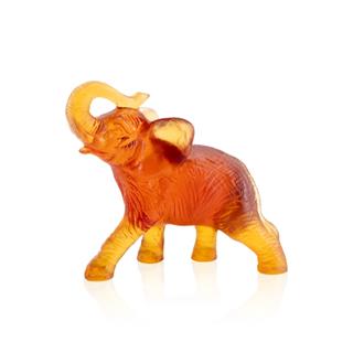 Elephant - Fil Heykeli - Amber