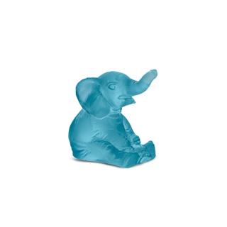 Elephant Mini Fil Heykeli - Blue