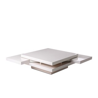Elytre White Extending Coffee Table