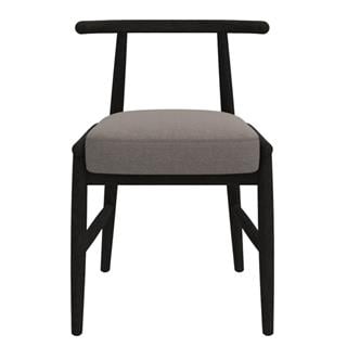 Meridiani Emilia Black Armless Chair