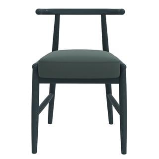 Meridiani Emilia Glossy Petrol Armless Chair