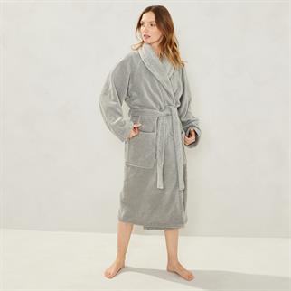 Yves Delorme Etoile Unisex Platine Bornoz