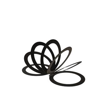 Fan Dergi Rafı- Frame Black (M055)