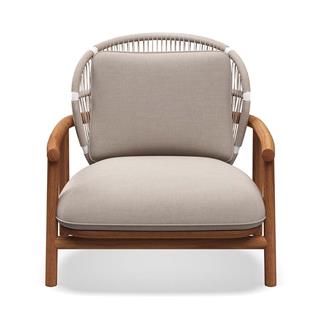 Gloster Fern Low Back Canvas Lounge Chair
