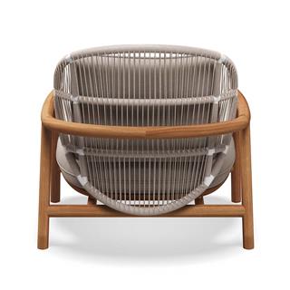 Gloster Fern Low Back Canvas Lounge Chair