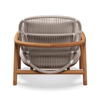 Gloster Fern Low Back Bone Lounge Chair
