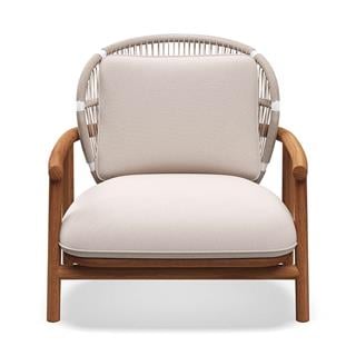 Gloster Fern Low Back Bone Lounge Chair