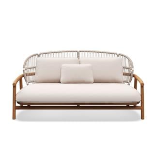 Gloster Fern Low Back Bone 2-Seater Sofa