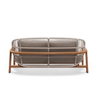 Gloster Fern Low Back Canvas 2-Seater Sofa