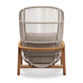 Gloster Fern High Back White Lounge Chair