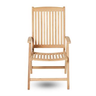 Kayu Teak Florida Recliner Kollu Sandalye
