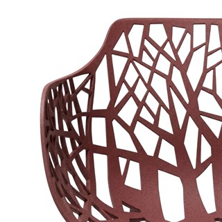 Forest Autumn Red Armchair