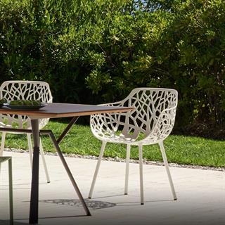 Fast Forest Powder Grey Kollu Sandalye