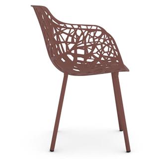 Fast Forest Terracotta Kollu Sandalye