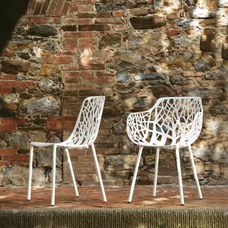 Fast Forest White Kollu Sandalye