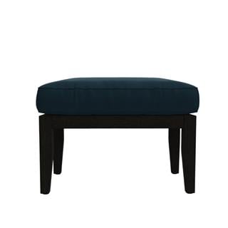 Forrest Wood Puf (60)-Fabric-Dayton 05 (Gold)-Base Black Oak-(FOSTPF060)