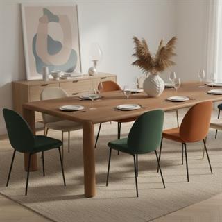 Meridiani Frank Tobacco Oak Rectangular Dining Table