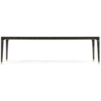 Jonathan Charles Fusion Rectangular Macassar Dining Table
