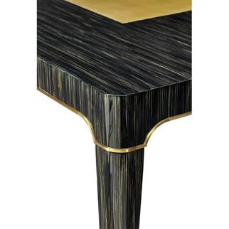 Jonathan Charles Fusion Rectangular Macassar Dining Table