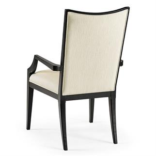 Jonathan Charles Fusion Ebonized Oak Dining Armchair