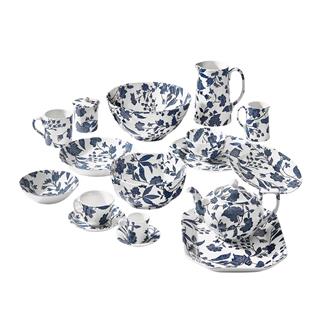 Garden Vine Yemek Tabağı-İndigo