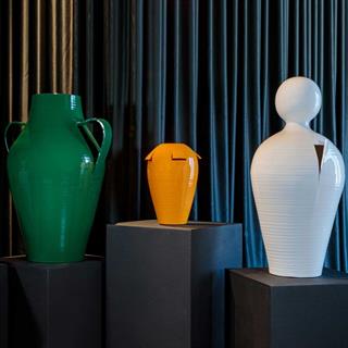 Giara Seramik Vazo - 40 cm - Giallo Aureo