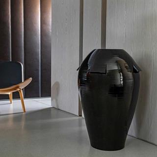 Giara Seramik Vazo - 40 cm - Nero Lucifero