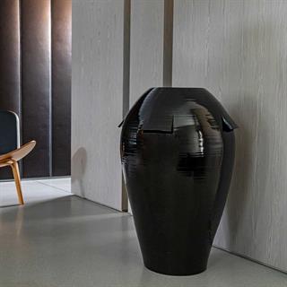 Giara Seramik Vazo - 60 cm - Nero Lucifero