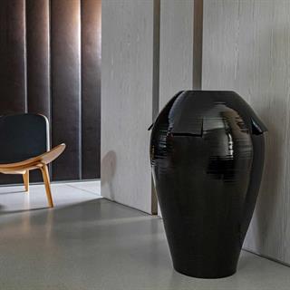 Giara Seramik Vazo - 90 cm - Nero Lucifero