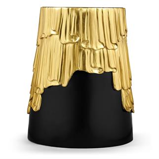 Jonathan Charles Gilded Yuvarlak Yan Sehpa