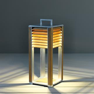 Ethimo Ginger Alüminyum Teak Masa Lambası