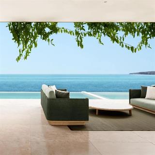 Kettal Giro Kombu Ivy 3-Seater Sofa