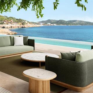 Kettal Giro Kombu Ivy 3-Seater Sofa