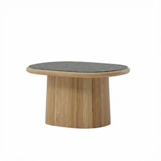 Kettal Giro Teak Grey Side Table