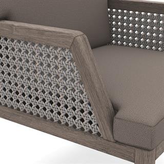 Ethimo Grand Life Pickled Teak Kollu Sandalye