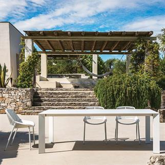 Fast Grande Arche White Extendable Dining Table