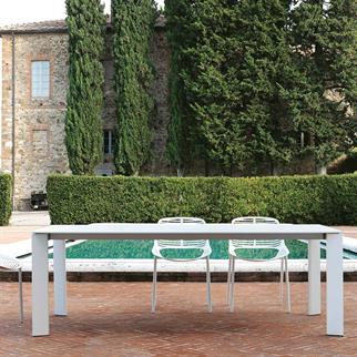 Fast Grande Arche White Extendable Dining Table