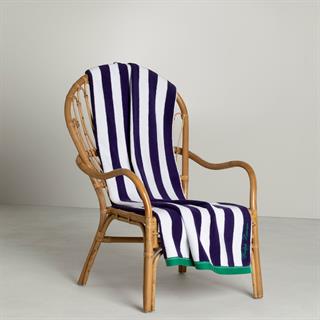 Ralph Lauren Hudsen Purple White Plaj Havlusu