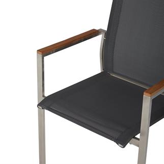 Hagen Kollu Sandalye - iskelet: Çelik - Kumaş: Carbon Grey