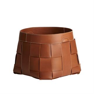 Ralph Lauren Hailey Large Saddle Leather Basket