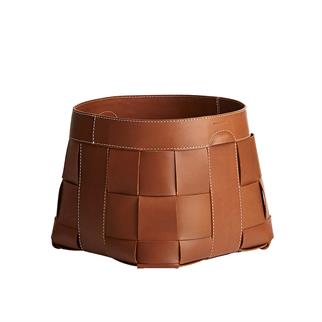 Ralph Lauren Hailey Small Saddle Leather Basket