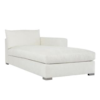 Helena Right Arm Daybed-Brushed Steel Finish-(DEFG)