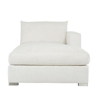 Helena Right Arm Daybed-Brushed Steel Finish-(DEFG)