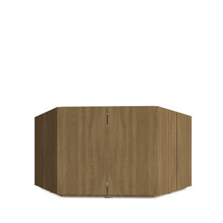 Hexagon Teak  Orta Sehpa - Top Linen (L10) - 69 cm